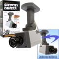 Rotating Imitation Security Camera with LED Light