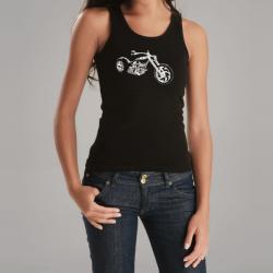 Los Angeles Pop Art Women's 'Motorcycle' Tank Top