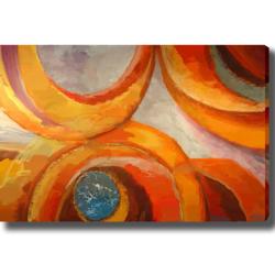 Abstract 'Circles' Giclee Canvas Art