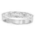 Sterling Silver 1/10ct TDW Diamond Band (H-I, I3)