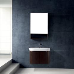 Vigo Adara Single Wall-mount Vanity with Sink and Mirrored Wall Cabinet