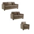 Jameson Grey Stone Fabric Sofa, Loveseat and Chair