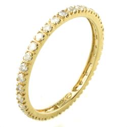 14k Yellow Gold 1/2ct TDW Diamond Eternity Band (H-I, I2-I3)