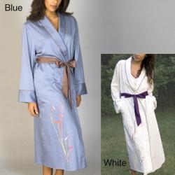 Julianna Rae Women's Cotton Sateen Full-length Robe