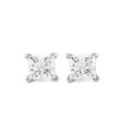 14k White Gold 1/2ct TDW Certified Diamond Stud Earrings