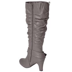 Bamboo by Journee Women's 'Verde-27' Ruffled Accent Mid-calf Boots
