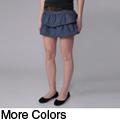 Ci Sono by Journee Women's Denim Tier Skirt