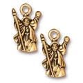 Beadaholique 22k Goldplated Pewter Wizard Charms (Set of 2)