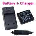 Compact Battery Charger Set/ Li-ion Battery for Panasonic CGA-S005E