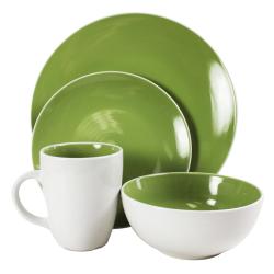 American Atelier Sunnyvale Green 16-piece Dinnerware Set