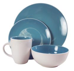 American Atelier Sunnyvale Blue 16-piece Dinnerware Set