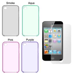 Premium Apple iPod Touch 4 TPU Case with Screen Protector