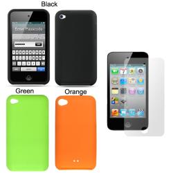Premium Apple iPod Touch 4 Silicone Case with Screen Protector