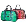 Terrida Python-embossed 21 Inch Medium Carry On Dome Duffel