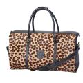 Terrida Leather/ Printed Haircalf 19 Inch Large Carry On Duffel