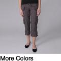 Ci Sono by Journee Juniors Cuffed Cargo Shorts
