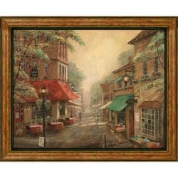Ruane Manning 'Charlie's Cafe' Embellished Framed Art Print