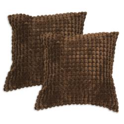 Cloud Nine Coffee Accent Pillows (Set of 2)