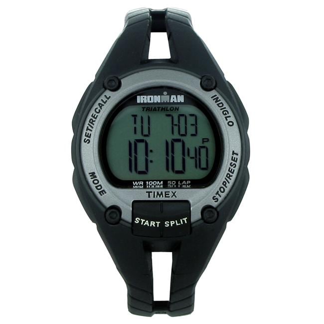 Timex Unisex Ironman Triathlon Chronograph Rubber Watch   