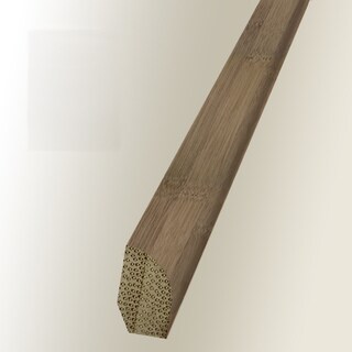 Unfinished Carbonized Strand Base Shoe Moldings (Set of 5)