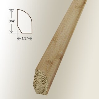 Unfinished Natural Horizontal Base Shoe Moldings (Set of 5)