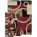 Geometric Temptation Shapes Multi 3-piece Rug Set