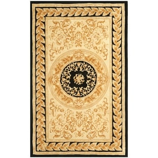 Safavieh Handmade Scrolls Yellow New Zealand Wool Rug