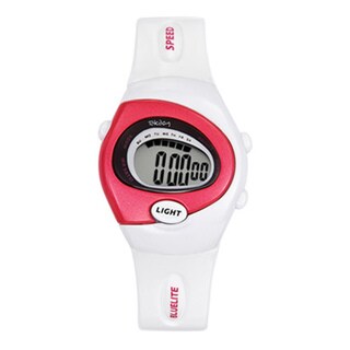 Tekday Children's White Plastic Digital Sport Watch