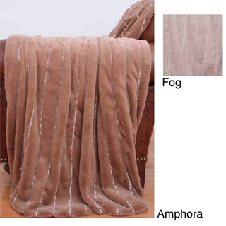 Patricia Faux Minked Pearl 50x60 Throw