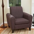 Christopher Knight Home Watson Brown Fabric Club Chair