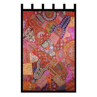 Buy Online Handcrafted Cotton 'Autumn Splendor' Wall Hanging (India)