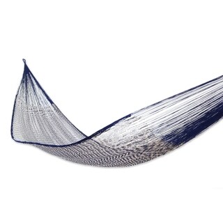 Ultra Large Cotton 'Ocean Waves' Hammock (Mexico)