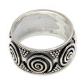 Sterling Silver 'Whirlwind' Ring (Indonesia)