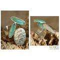 Silver 'Shining River' Opal Ring (Peru)