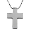 Stainless Steel Polished Cross Necklace