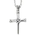 Stainless Steel Nail Design Cross Pendant