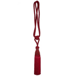Curtain Tie Back with Hand Beaded Tassel
