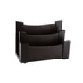 Office Depot Espresso Wood/Leather Desktop Sorter