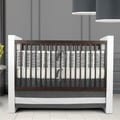 Oilo Sticks Pewter 3-piece Crib Bedding Set