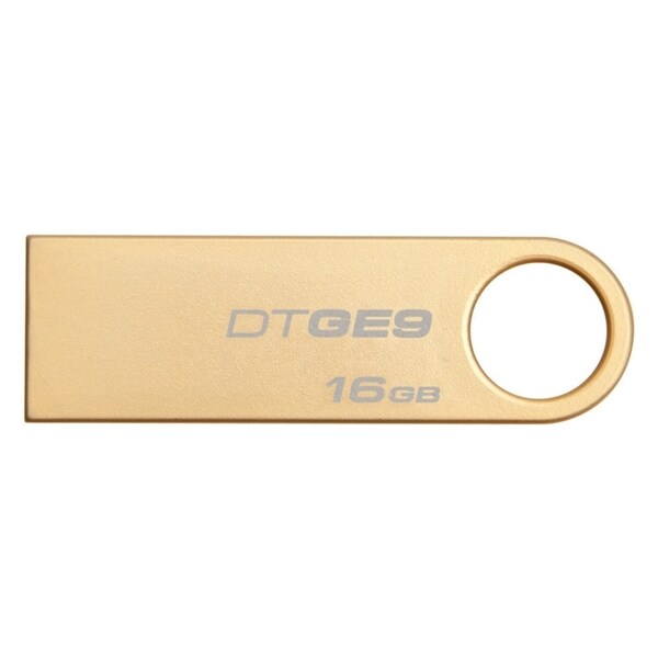 Kingston 16GB USB 2.0 DataTraveler GE9 (Gold Metal casing)
