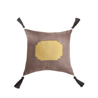 Jasper Tassel Square Decorative Pillow 