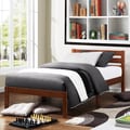 Haylyn Twin-size Cappuccino Platform Bed