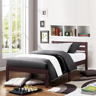 ETHAN HOME Haylyn Full Espresso Platform Bed