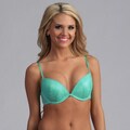 Affinitas Women's Jade Green 'Melody' Push-up Bra