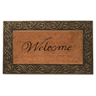 Prestige Gold 18x30-inch Coir and Natural Rubber Doormat