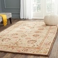 Safavieh Handmade Anatolia Ivory/ Beige Hand-spun Wool Rug