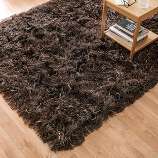 Hand-woven Lux Shag Rug (3'6 x 5'6)