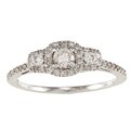 14k White Gold 1/2ct TDW White Diamond Engagement Ring (IJ, I1-I2)