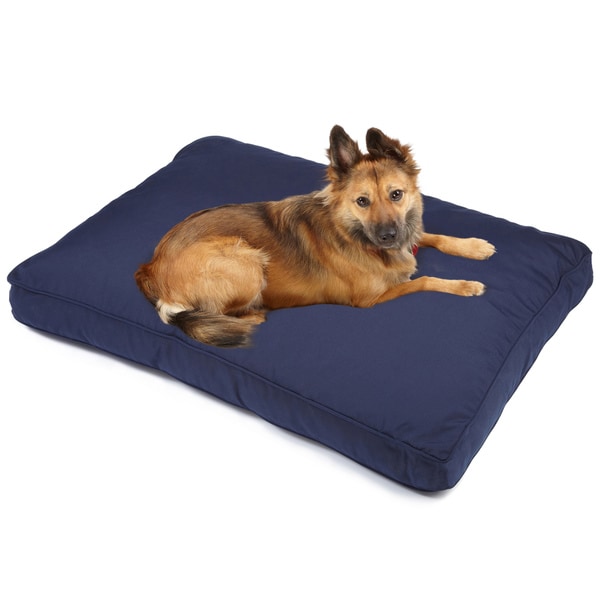 Sweet Dreams Navy Indoor/ Outdoor Corded Sunbrella Fabric Pet Bed