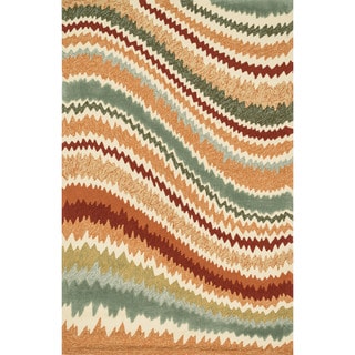 Hand-tufted Portia Spice Rug (5' x 7'6)